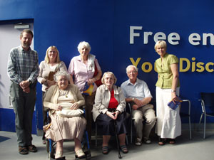 Group photograph of members Getting ready to go on the tour Group photograph of members Getting ready to go on the tour