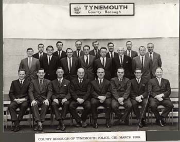Photograph of County Borough of Tynemouth Police, CID March 1969